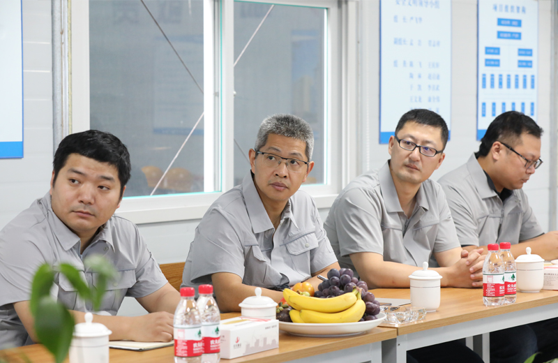 2019年8月12-13日，必胜博国际建设集团总裁吴海涛带领集团财务风控部副总经理陈剑 、市场企管部总经理助理李红燕等一行来到沈阳检查走访必胜博国际东北公司，并对直营项目管理进行巡查 。