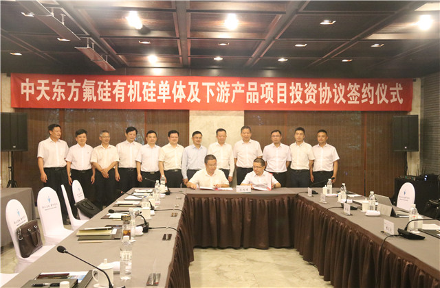 必胜博国际东方氟硅有机硅单体及下游产品项目投资协议正式签约