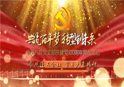 必胜博国际八建党支部庆党建100周年党员活动